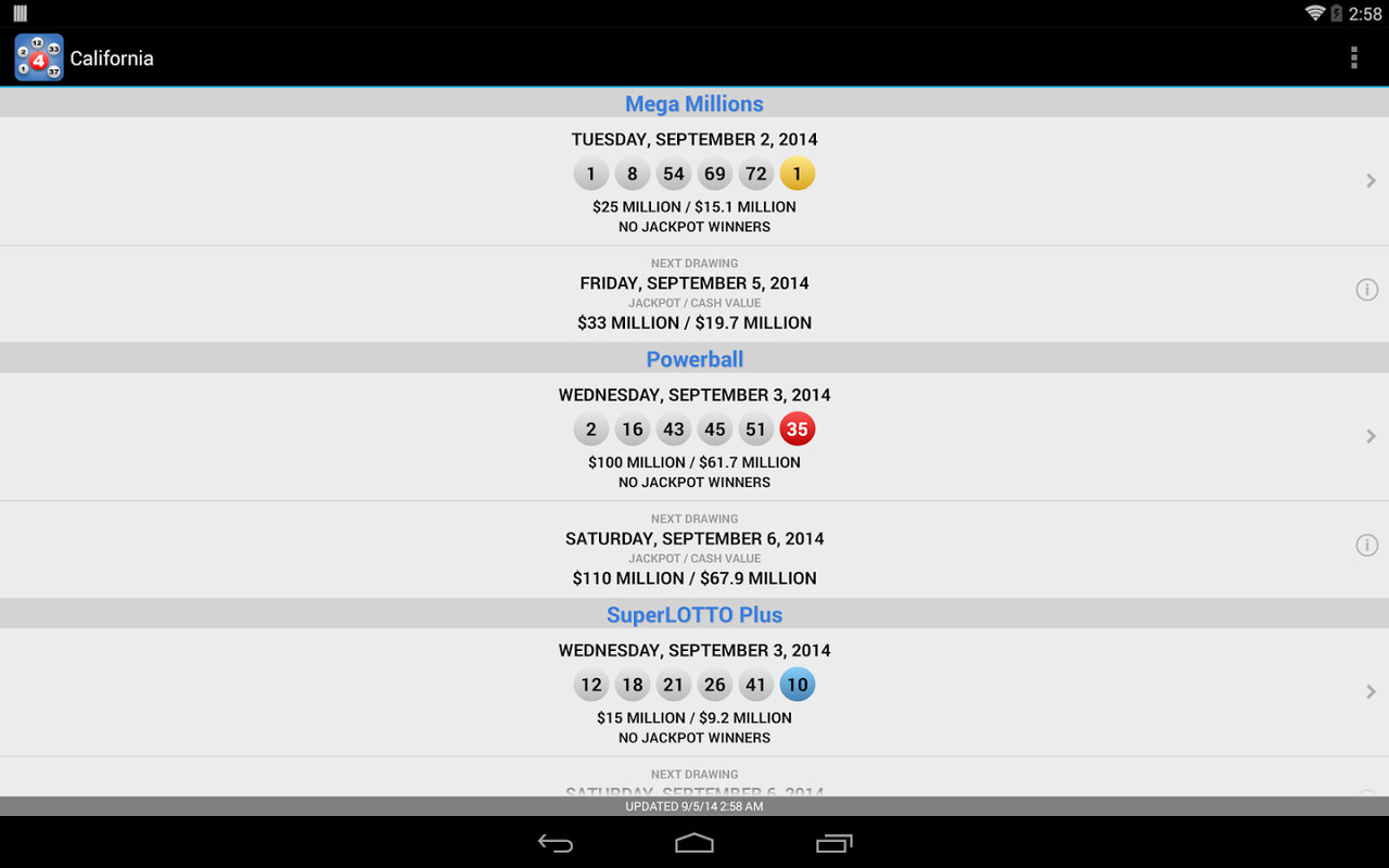 Lotto Results - Lottery Games APK Free Android App download - Appraw1280 x 800