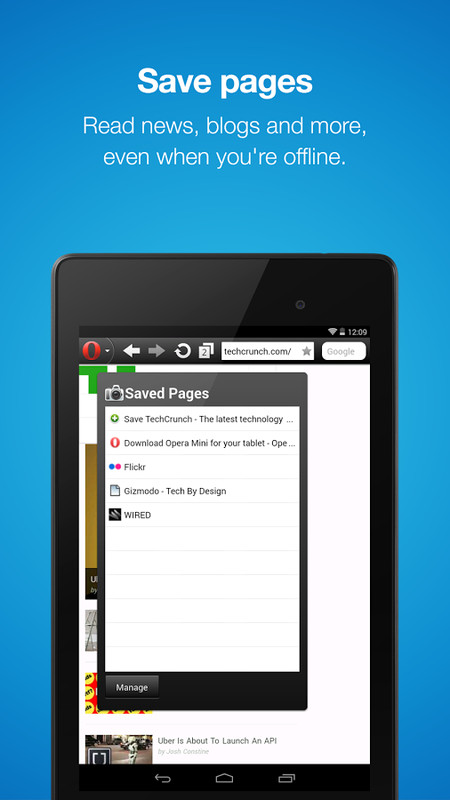Opera Mini – Fast web browser APK Free Android App ...